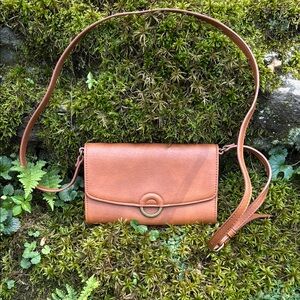 Universal Thread Brown Faux Leather Cross Body Purse
